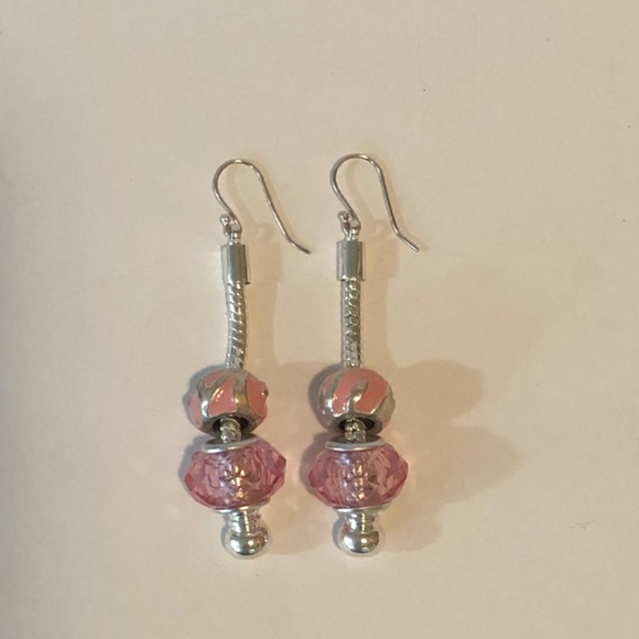 Pandora Pink Leather Bracelet & Jewelry Bundle - Picture 10 of 12